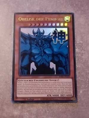 Yugioh TCG Rarity Collection 5 Ultra Rare Stamped Obelisk der Peiniger