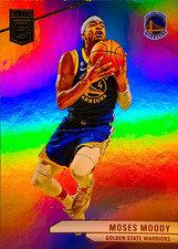 Moses Moody 2023-24 Donruss Elite Basketball Holo Refractor Base Card # 143 NBA