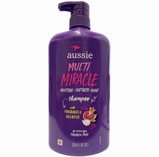 Aussie Multi Miracle Shampoo Moisture  Softness  Shine, 33.8 floz