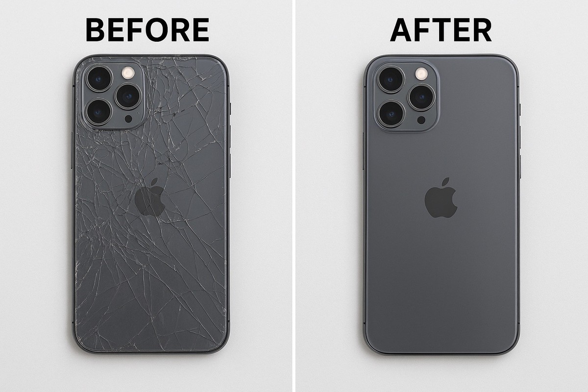 Apple iPhone 15 pro max 背面割れ Apple iPhone 15 Pro / 15 Pro Max Back Glass Repair Replacement Fix