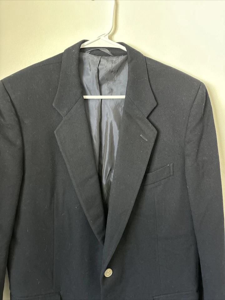 Canterelli Esquire para Saint Germain Blazer Merinos Negro Superfino Hombre Talla 40 Foto 3 de 4
