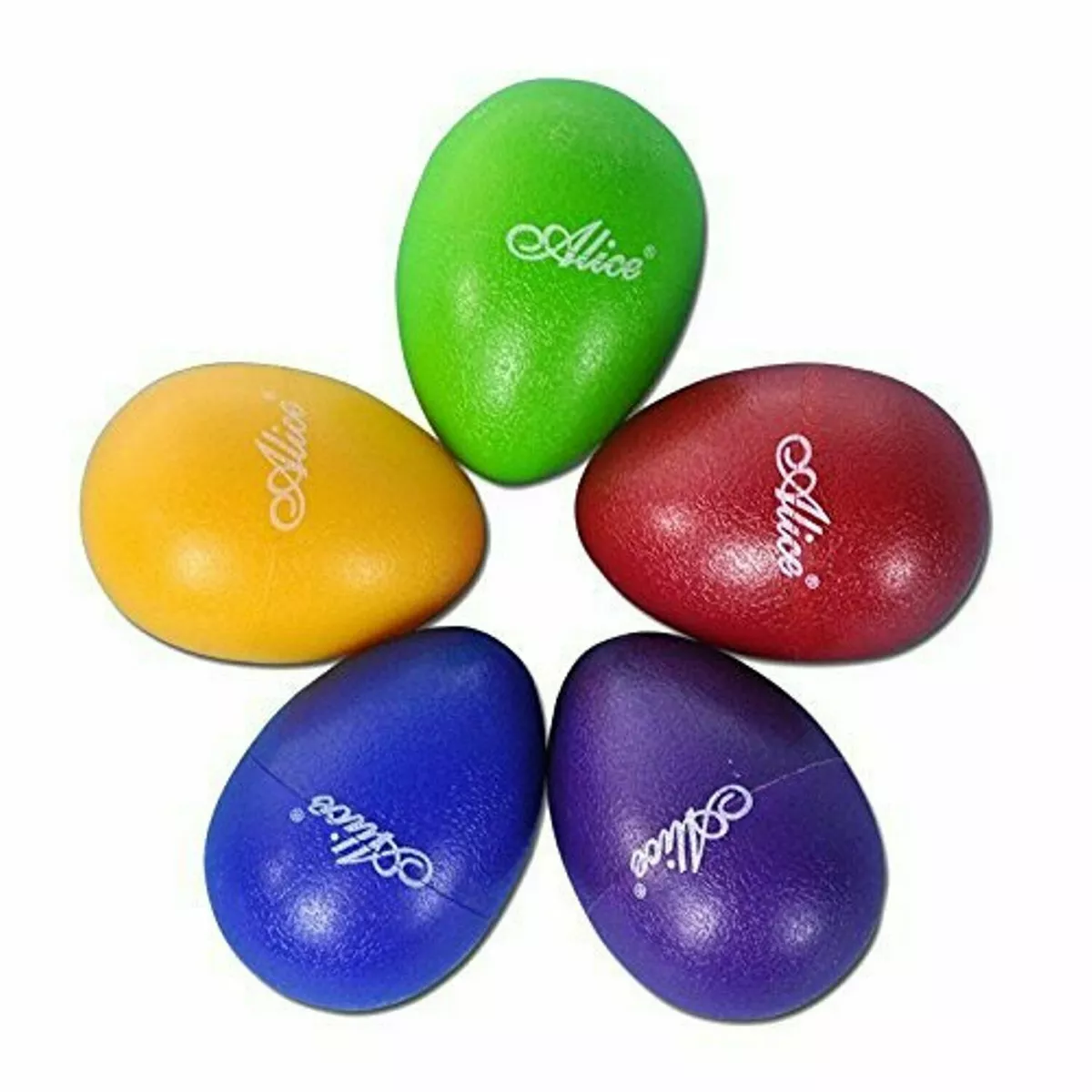 ALICE Musical Instrument Hand Percussion Egg Shaker Play Along To