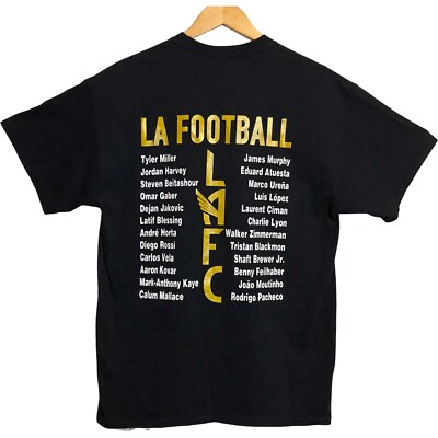 LAFC Los Angeles Football Club Men's Gildan MLS FC Futbol Soccer Shirt L