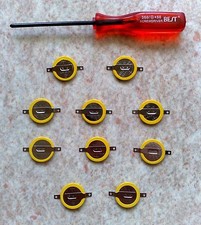 10 Replacement CR1616 Batteries  Triwing - Pokemon Red, Ruby... Game Boy - Save