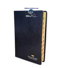 BIBLIA DEL PESCADOR RVR.1960 EDICIÓN LIDERAZGO LETRA GRANDE  NEGRO CON ÍNDICE 