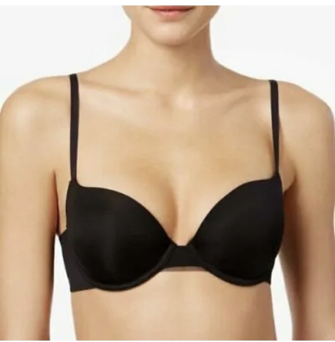 DKNY Negro Litewear Espaciador Camiseta Sujetador Color Negro NUEVO con etiquetas 34C