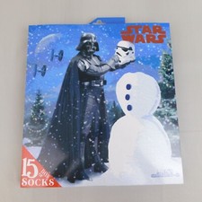 Star Wars 15 Days of Socks Christmas Gift Set 4 Crew 11 Low Cut Adult C448