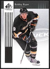 2011 SP Game Used  Bobby Ryan #2   Anaheim Ducks