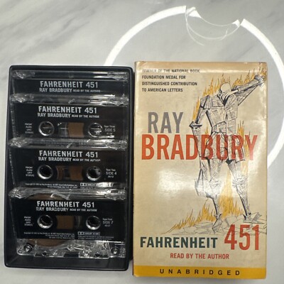 Ray Bradbury-Fahrenheit 451 Englisch Ausgabe /Unabridged Auflage Audio Kassette 