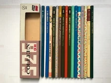 16 VINTAGE COLLEEN PENCILS: INCL. "No.526 3H" BOX - JAPAN, HARD-TO-FIND, UNUSED