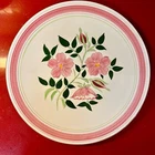 VTG MCM STANGL POTTERY WILD ROSE Large Round Chop Plate or Platter - 14 inches