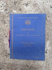 Coronation 1953 Queen Elizabeth II . Belfast Celebration Booklet. P/book Irish