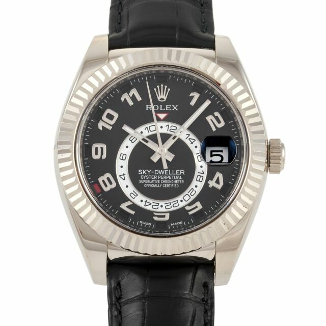 Rolex Sky-Dweller Men's Black Watch 
