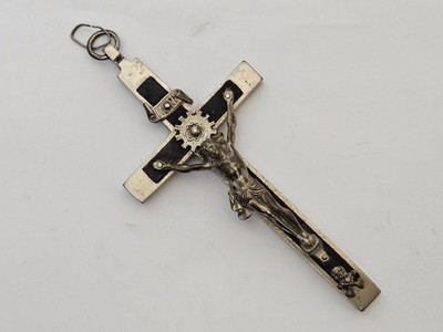 WWII WW2 German Army Wehrmacht Officer Pectoral Cross Skull 