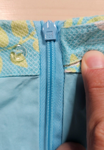 Lilly Pulitzer Girls Blue Green Butterfly Floral Skirt Size 2 - Picture 7 of 9
