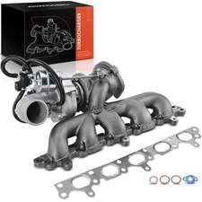 Turbo Turbocharger w/ Exhaust Manifold for Volvo S40 04-11 C30 C70 V50 L5 2.5L 