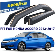 Rain Guards Vent Visors Shade for 2013-2017 Honda Accord Sedan