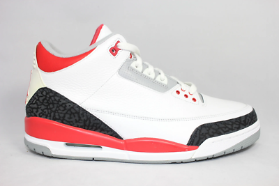 Air Jordan 3 Retro 'Fire Red' 2007 SKU 136064 161 - Authentic