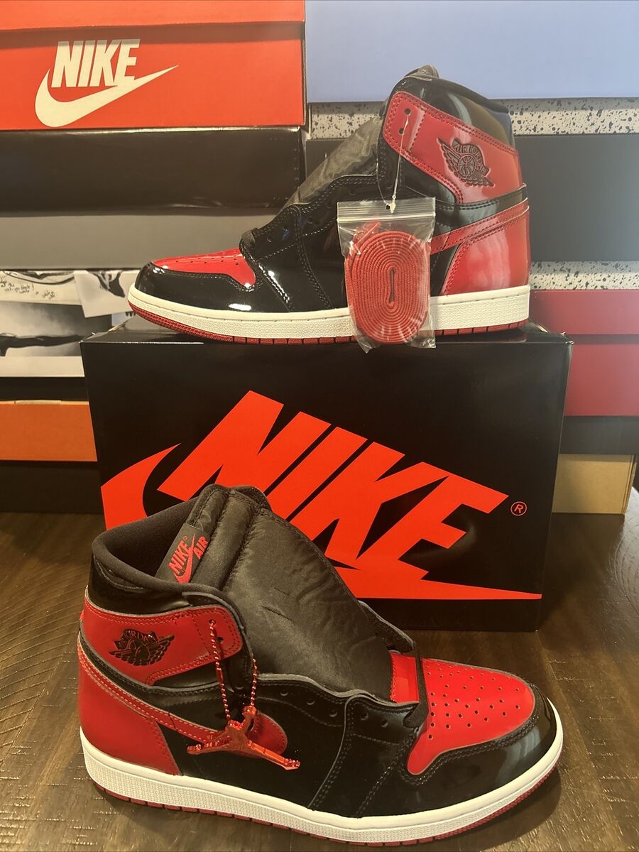 Size 11 - Jordan 1 Retro OG High Patent Bred 195243521631 | eBay Size 11 - Jordan 1 Retro OG High Patent Bred 195243521631 | eBay