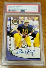 2000 Press Pass Certified Autographed Tom Brady ROOKIE RC PSA 9  MINT Investment