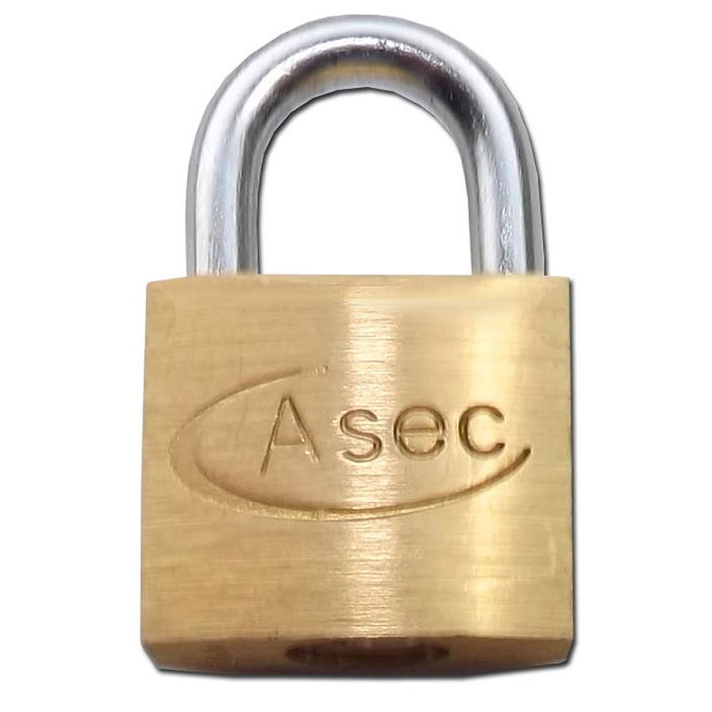 Asec Brass Padlock 25MM KA-B (AS2502)