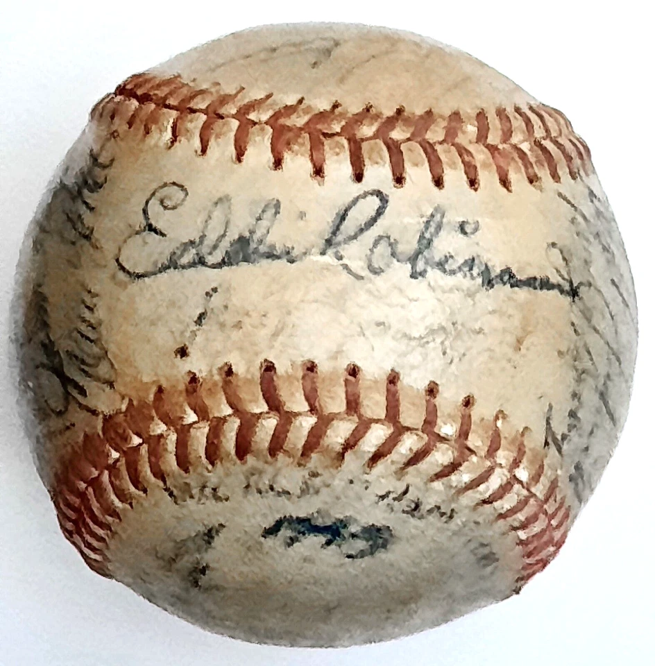 1948 Cleveland Indians World Series Champions Autographed Ball - 21 Signatures - Image 2 of 4