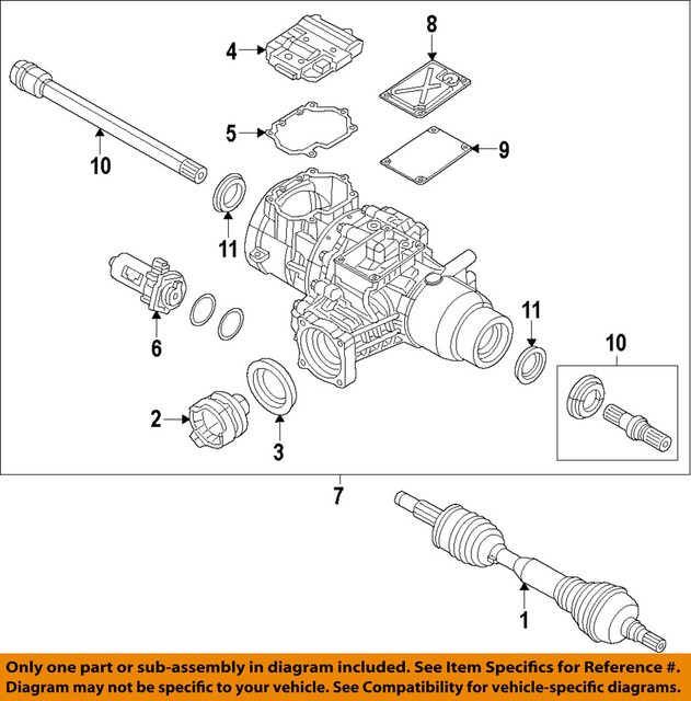Jeep CHRYSLER OEM 2014 Cherokee Rear Differentialmotor 68227808ab for