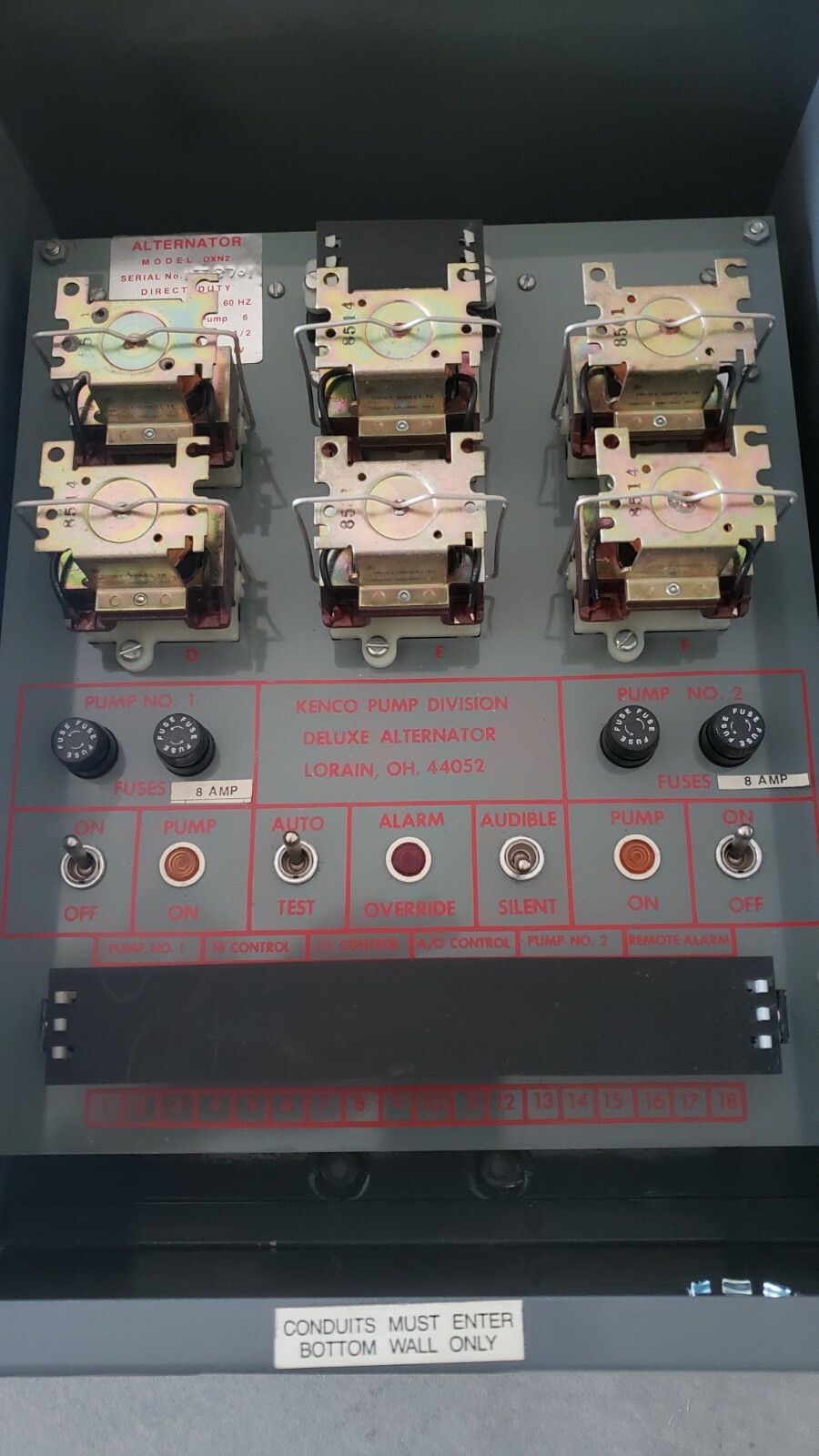 KENCO PUMPS MODEL DXN1 DELUXE TWO PUMP ALTERNATOR eBay