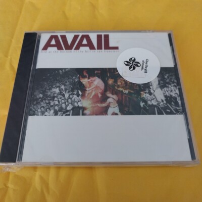 Avail - Live At The Bottom Of The Hill In San Francisco (CD, Lookout) Punk NEW