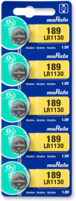 Sony Lr1130 Is Now Murata Lr1130 1 Alkaline Button Cell Battery 5 Pack Ebay