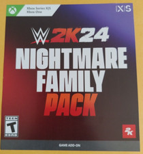WWE 2K24 Nightmare Family Pack Preorder Bonus DLC Xbox One 1 X S