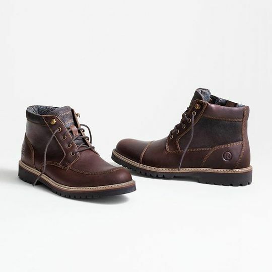 rockport men's marshall rugged moc toe ankle boot