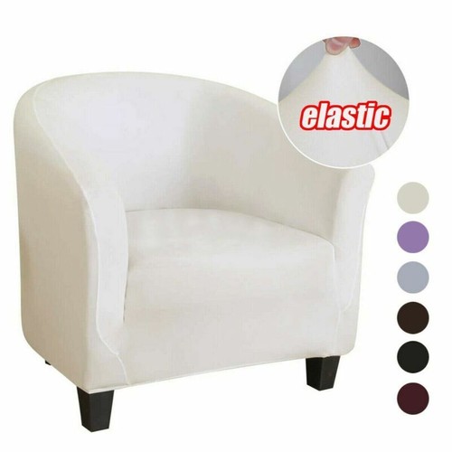 Sofa Cover Armchair Elastic Seat Cover Tub Chair Slipcover Solid