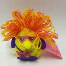 Coty WIld Musk Beanie Boppers 1980s Sachet Russ Berrie Yellow Plush Guitar