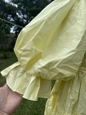 Aje hushed asymmetric dress lemon size 8 NWT | eBay