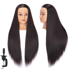 Cabeza Maniqui Peluqueria Fibra Sint tica Cabeza De Mu eca Cosmetolog a