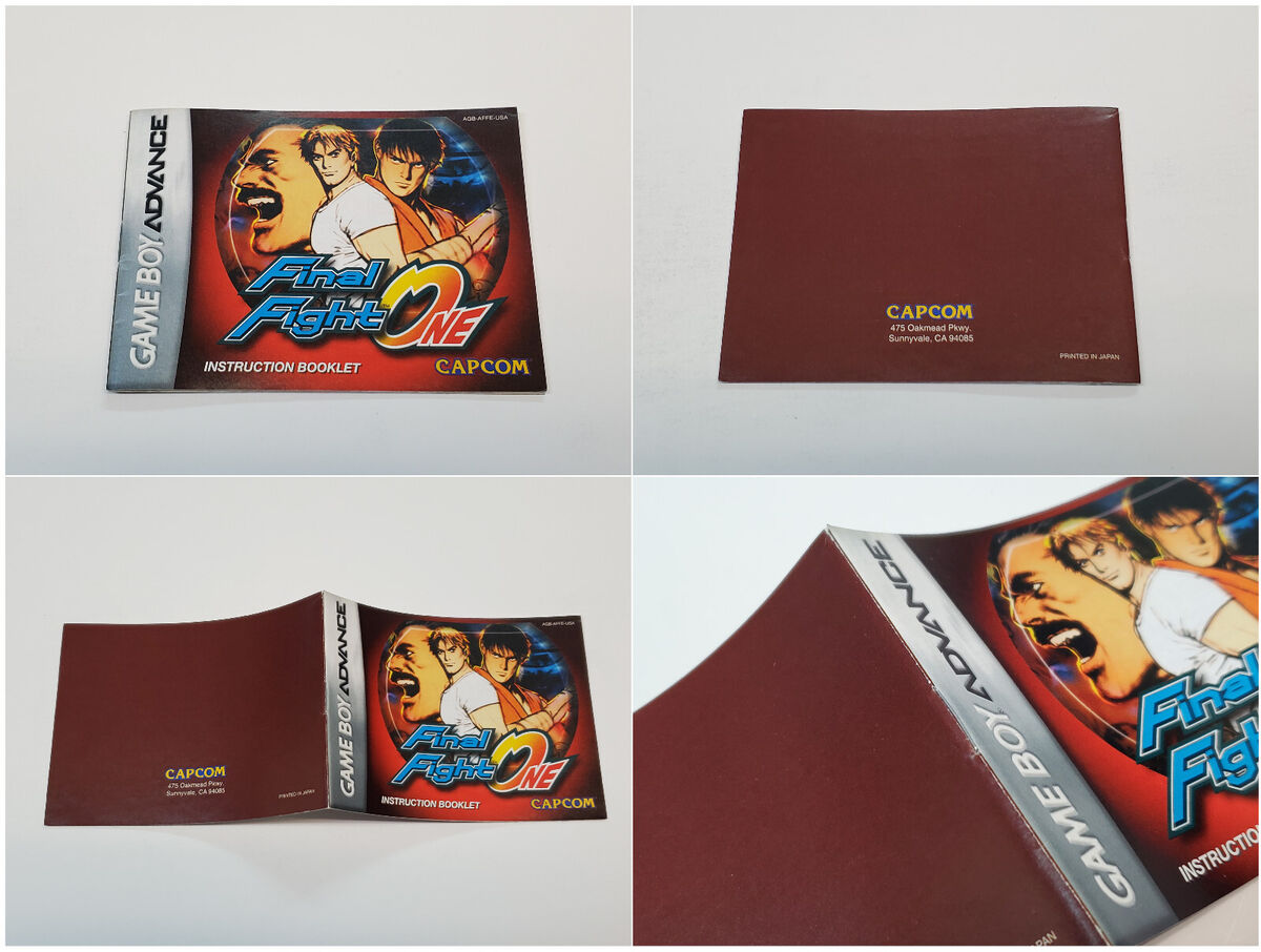 Final Fight One Authentic GBA Game Boy Advance Box & Manual Final Fight One Authentic GBA Game Boy Advance Box & Manual
