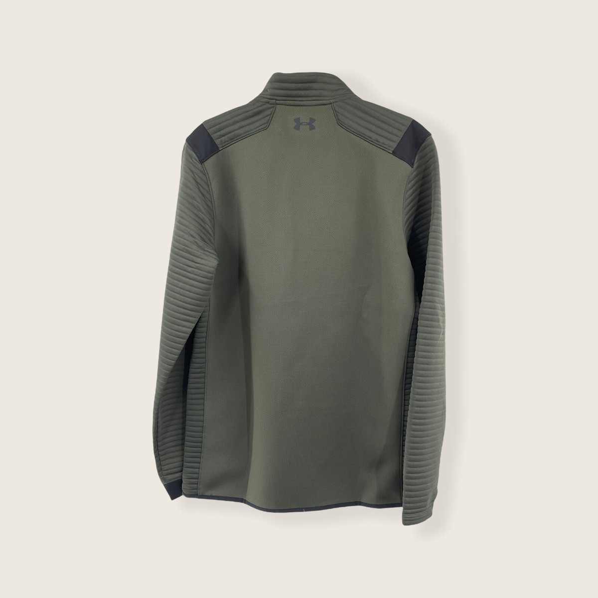 New Under Armour UA Storm Daytona 1/2-Zip Green Golf Pullover Size