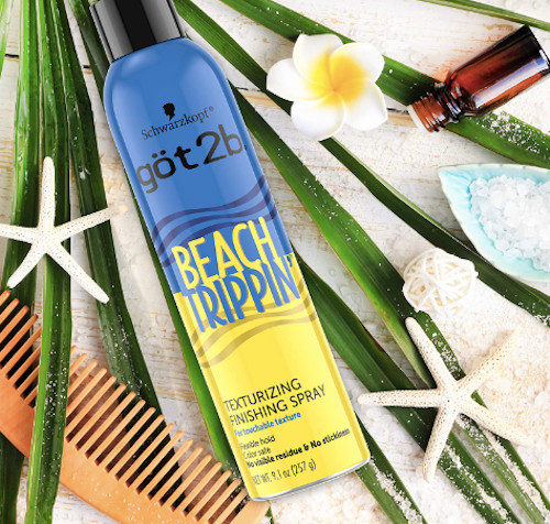 Got2b Beach Trippin Hair Spray TRAVEL Size 3 PACK Texturizing Finishing 2 oz ea