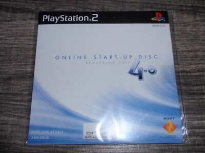 Online Start-Up Disc 4.0 for Sony PlayStation 2 PS2 Broadband Only U.S. NTSC U/C
