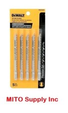 New DEWALT 5 JIG Saw Blades Pack - Select TPI - Free Shipping