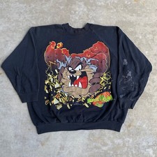 Vintage Space Jam Sweatshirt Adult XL Taz Freeze Looney Tunes Space Jam Monstars