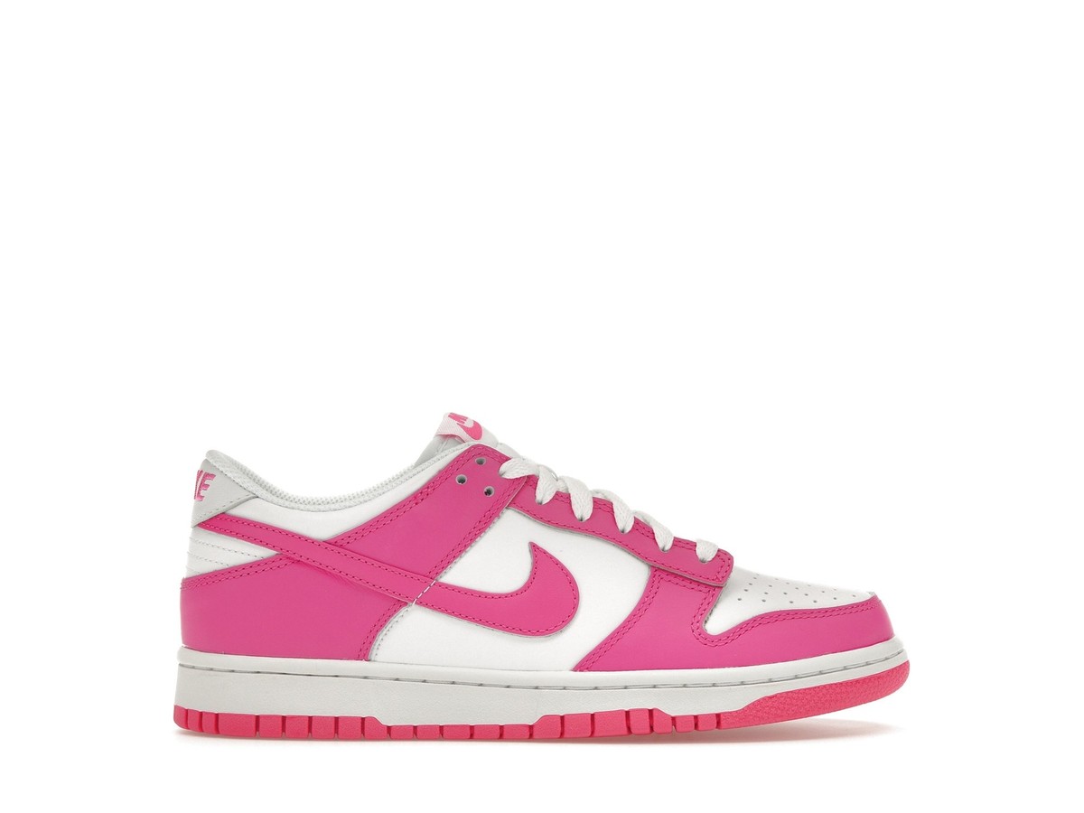 Size 4 (GS) - Nike Dunk Low Laser Fuchsia for sale online | eBay