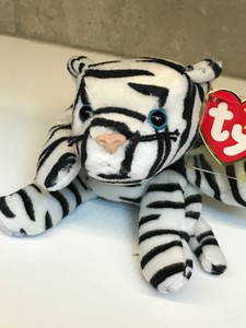 blizzard the white tiger beanie baby