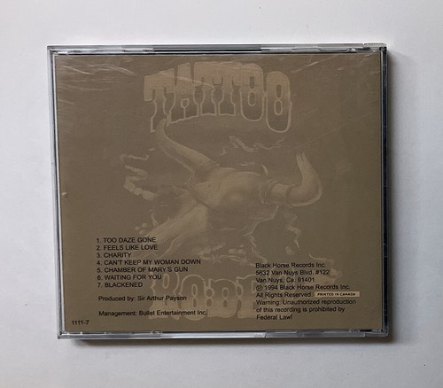 Tattoo Rodeo Skin N Bones CD Rare 1994 Indie Release White Sister AOR 1111-7 - Picture 3 of 3