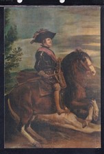 Postcard Florence Gallery Pitti Diego Velasquez Philip IV King of Spain YB337