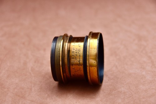 E Suter Basel Aplanat C No. 3 Brass Brass Lens - Picture 3 of 6