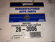 Rack and Pinion Complete Unit Cardone 26-3006 Reman