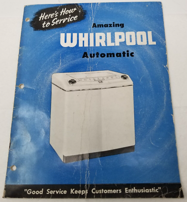 #ad Here#x27;s How to Service Amazing Whirlpool Automatic Washer 1948 Nineteen Hundred $26.95