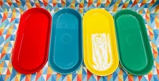 NEW Fiestaware Set 4 Bread Tray FIESTA 12” oblong serving platter FREE SHIPPING